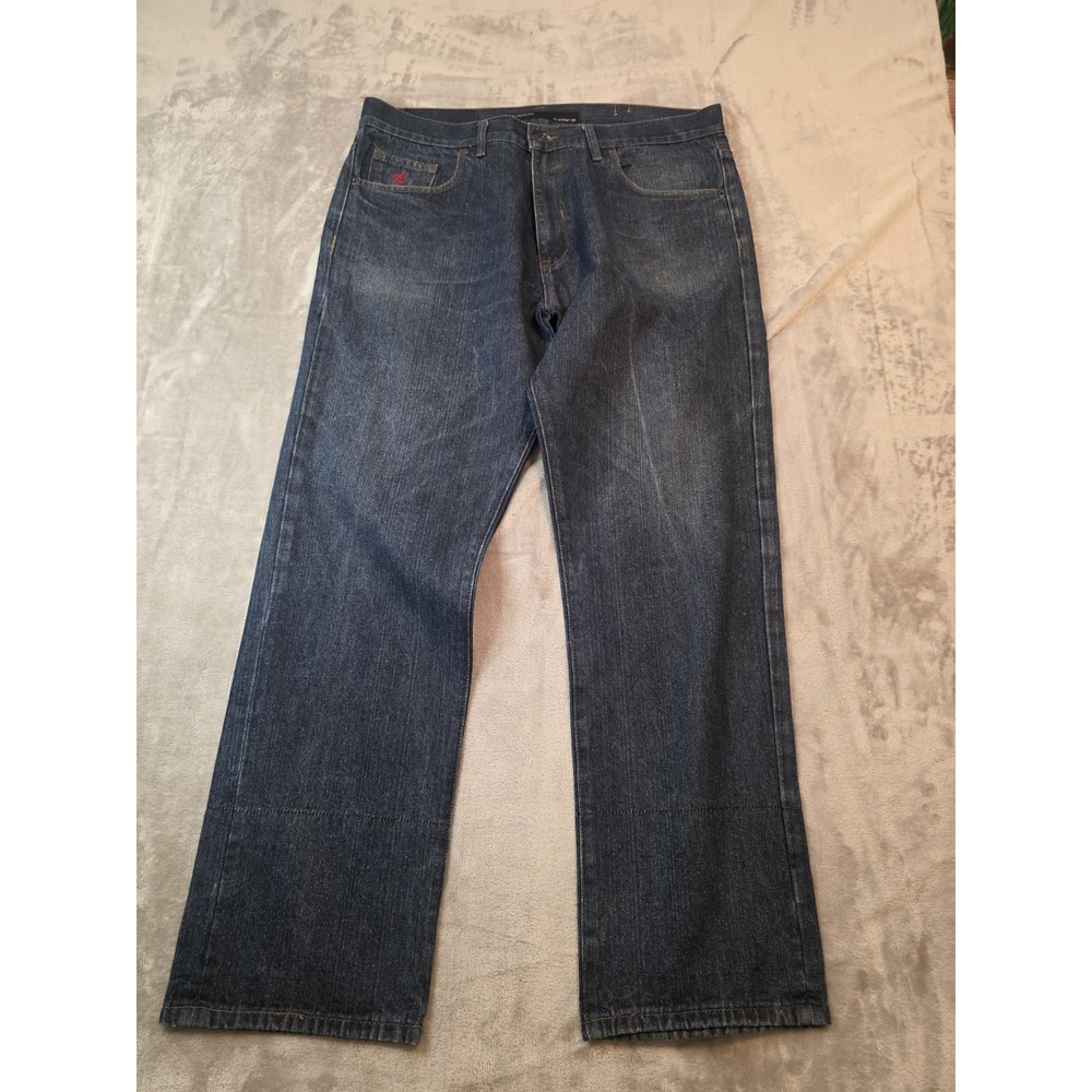 Rocawear Men's Jeans 38x32 Dark Wash Straight Leg Denim Classic